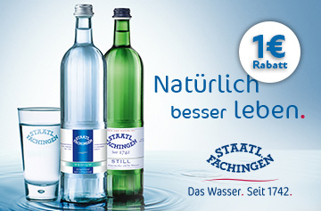 Staatlich Fachingen Rabattaktion 1 Euro - KW 20 und 21 in 2026